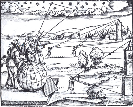 2.     ,         .          '  ' (Introductio Geographica Petri Apiani in Doctissimus Verneri Annotationes...), , 1533. ( .)